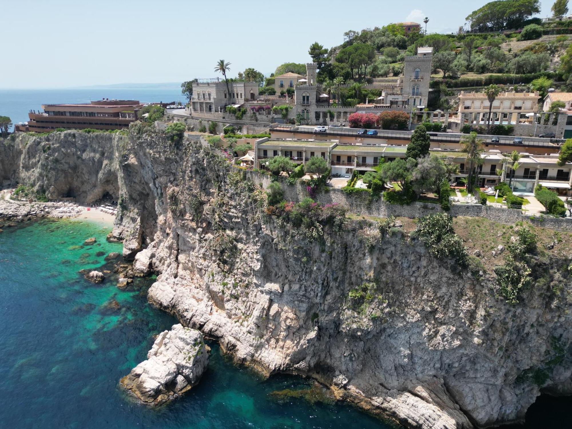 Villa Infinity Vista Mare E Relax Taormina Exteriör bild